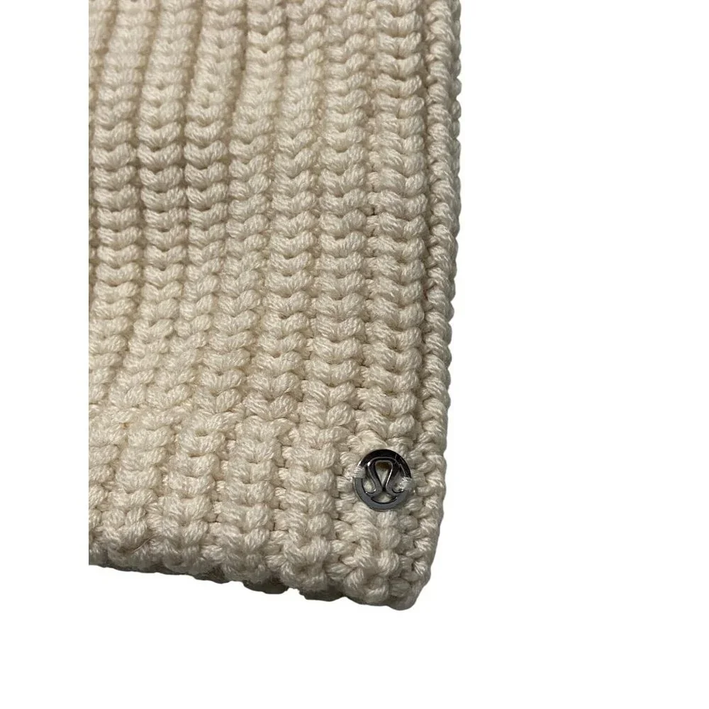Lululemon Falling Freely 100% Merino Wool Zip Up Infinity Scarf Neck Warmer-One